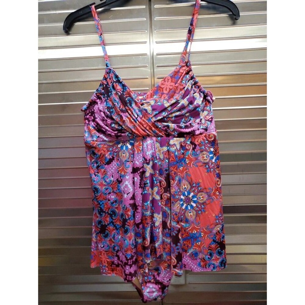 Garnet Hill one piece BOHO swimsuit